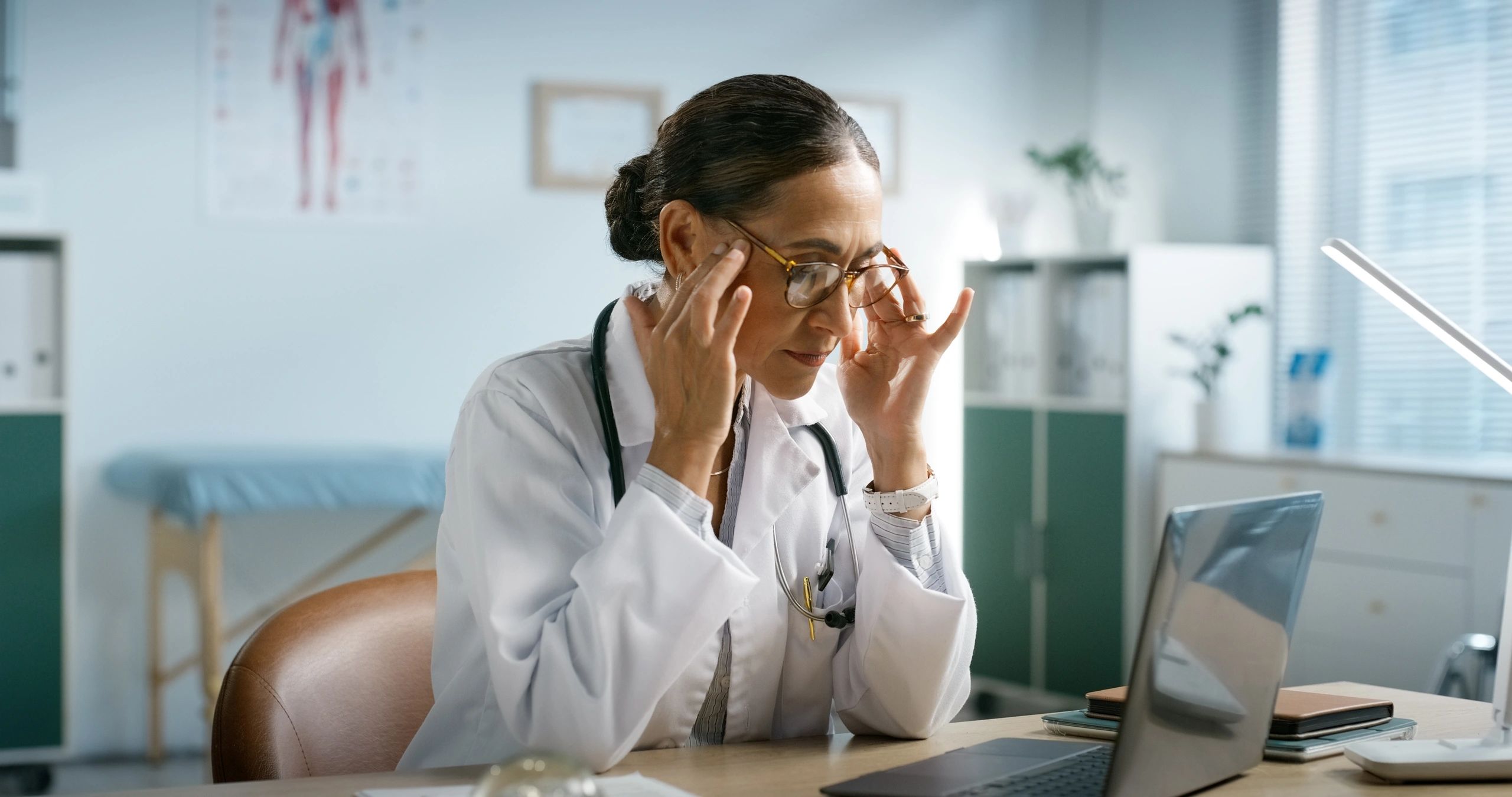 female mental health researcher modern professional
